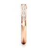 Thumbnail Image 3 of J'Lure Baguette-Cut Lab-Grown Diamond Contour Wedding Band 1/3 ct tw 18K Rose Gold