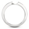 Thumbnail Image 2 of J'Lure Baguette-Cut Lab-Created Diamond Contour Wedding Band 3/8 ct tw 18K White Gold