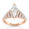 Thumbnail Image 1 of J'Lure Kite Step-Cut Lab-Grown Diamond Engagement Ring 1-1/4 ct tw 18K Rose Gold
