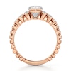 Thumbnail Image 2 of J'Lure Moval Old-Cut Lab-Created Diamond Engagement Ring 2-3/8 ct tw 18K Rose Gold