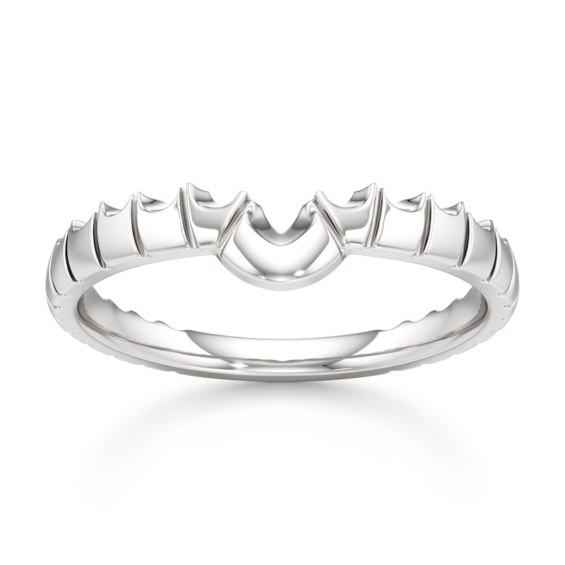 Main Image 1 of J'Lure Contour Wedding Band 18K White Gold