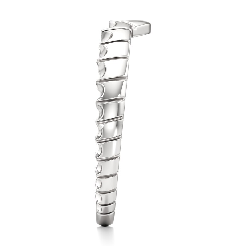 Main Image 3 of J'Lure Contour Wedding Band 18K White Gold