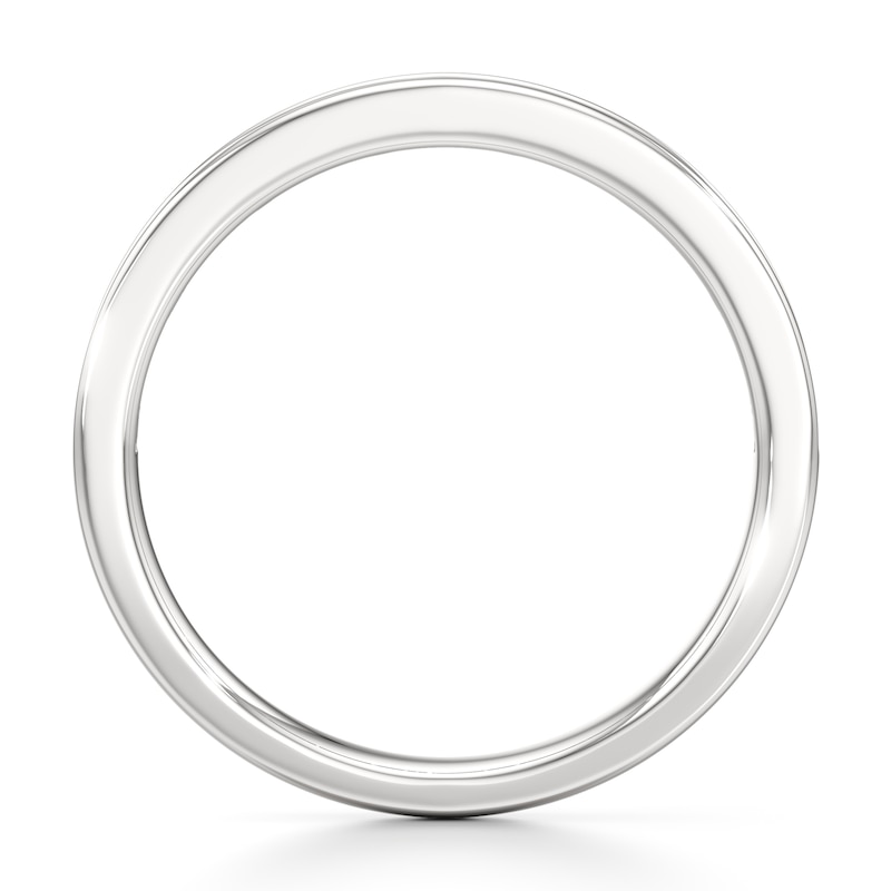 Main Image 2 of J'Lure Baguette & Round-Cut Lab-Grown Diamond Wedding Band 3/8 ct tw 18K White Gold