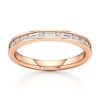 Thumbnail Image 1 of J'Lure Baguette & Round-Cut Lab-Grown Diamond Wedding Band 3/8 ct tw 18K Rose Gold
