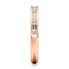 Thumbnail Image 3 of J'Lure Baguette & Round-Cut Lab-Grown Diamond Wedding Band 3/8 ct tw 18K Rose Gold