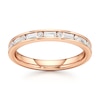 Thumbnail Image 1 of J'Lure Baguette & Round-Cut Lab-Grown Diamond Wedding Band 3/8 ct tw 18K Rose Gold
