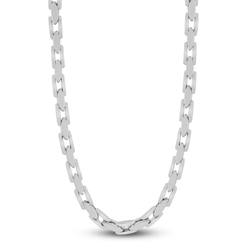 Main Image 1 of Men's Link Necklace Stainless Steel 24"