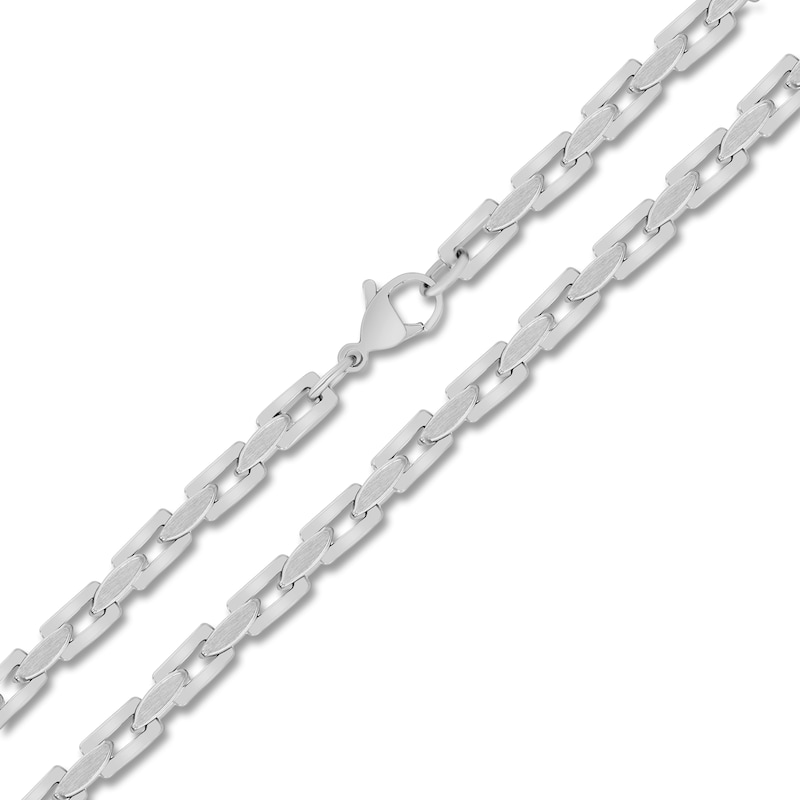 Main Image 2 of Men's Link Necklace Stainless Steel 24"