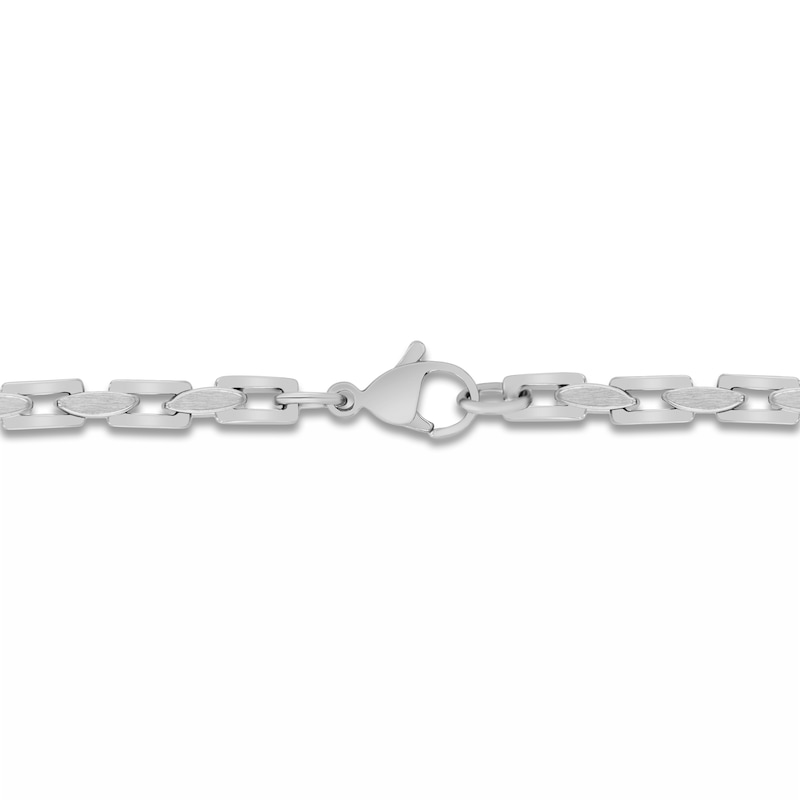 Main Image 3 of Men's Link Necklace Stainless Steel 24"