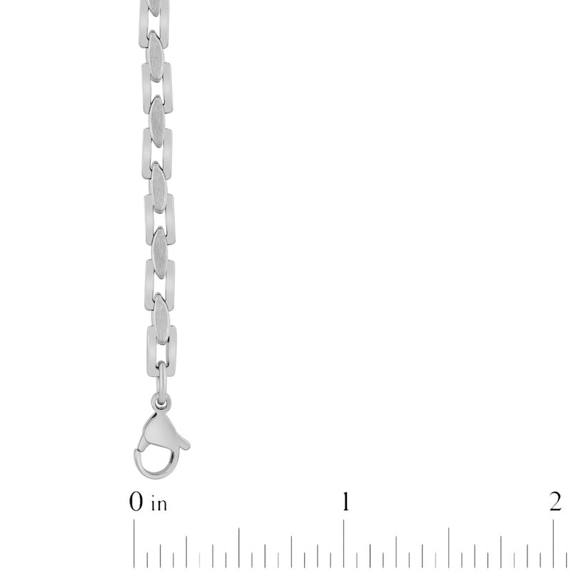 Main Image 4 of Men's Link Necklace Stainless Steel 24"