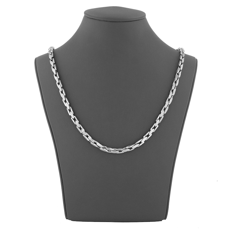 Main Image 5 of Men's Link Necklace Stainless Steel 24"