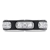Thumbnail Image 2 of Men's Certified Diamond Wedding Band 1/2 ct tw 18K White Gold & 18K Black Gold
