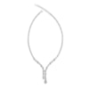 Thumbnail Image 2 of J'Lure Pentagon Brilliant-Cut, Moval Old-Cut & Square Emerald Step-Cut Lab-Grown Diamond Y-Drop Necklace 13-1/3 ct tw 14K White Gold 19.5"