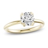 Thumbnail Image 1 of Certified Round-Cut Diamond Solitaire Engagement Ring 1-1/2 ct tw 14K Yellow Gold (I1/I)