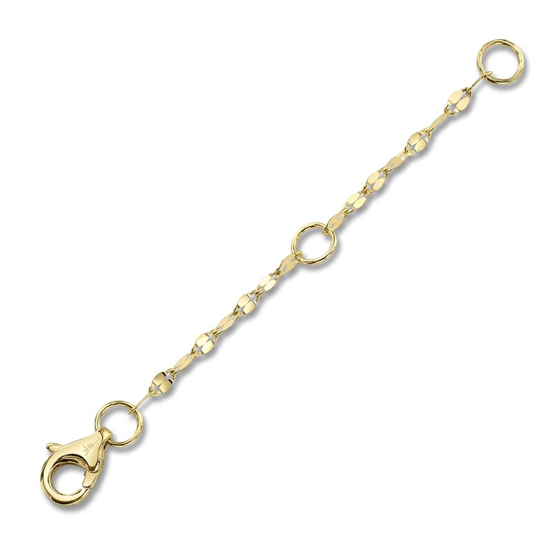 Main Image 1 of Shy Creation Valentino Chain Extender 14K Yellow Gold 2"