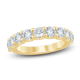 Lab-Grown Diamond Anniversary Ring 2 ct tw 14K Yellow Gold