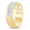 Thumbnail Image 2 of Men's Lab-Grown Diamond Band 2 ct tw 14K Two-Tone Gold