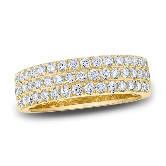 Shy Creation Diamond Ring 7/8 ct tw Round 14K Yellow Gold SC55022797V2