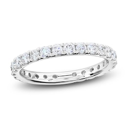 Certified Diamond Eternity Band 7/8 to 1-1/5 ct tw Platinum