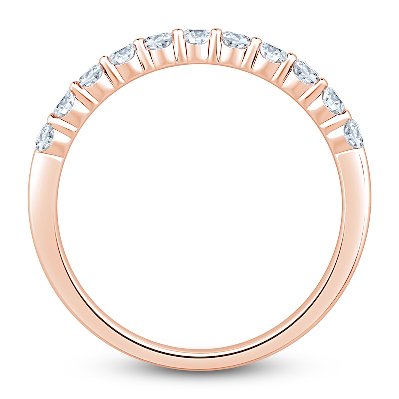 Main Image 2 of Lab-Grown Diamond Anniversary Ring 1/2 ct tw 14K Yellow Gold