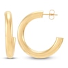 Thumbnail Image 1 of Hollow Tube Hoop Earrings 10K Yellow Gold 45mm