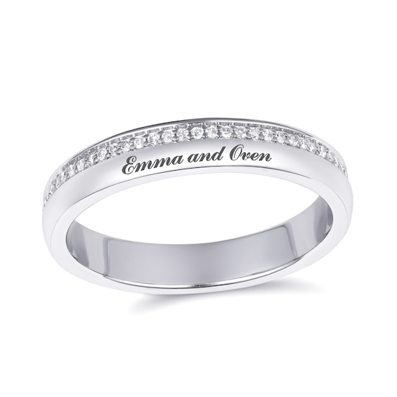 110 ct tw Diamond Stackable Ring