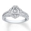 Thumbnail Image 1 of Diamond Ring Setting 1/2 ct tw Round 14K White Gold