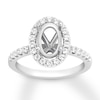 Thumbnail Image 0 of Diamond Ring Setting 1/2 carat tw Round 14K White Gold
