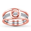 Thumbnail Image 0 of Diamond Bridal Setting 1/8 ct tw Round-cut 14K Two-Tone Gold