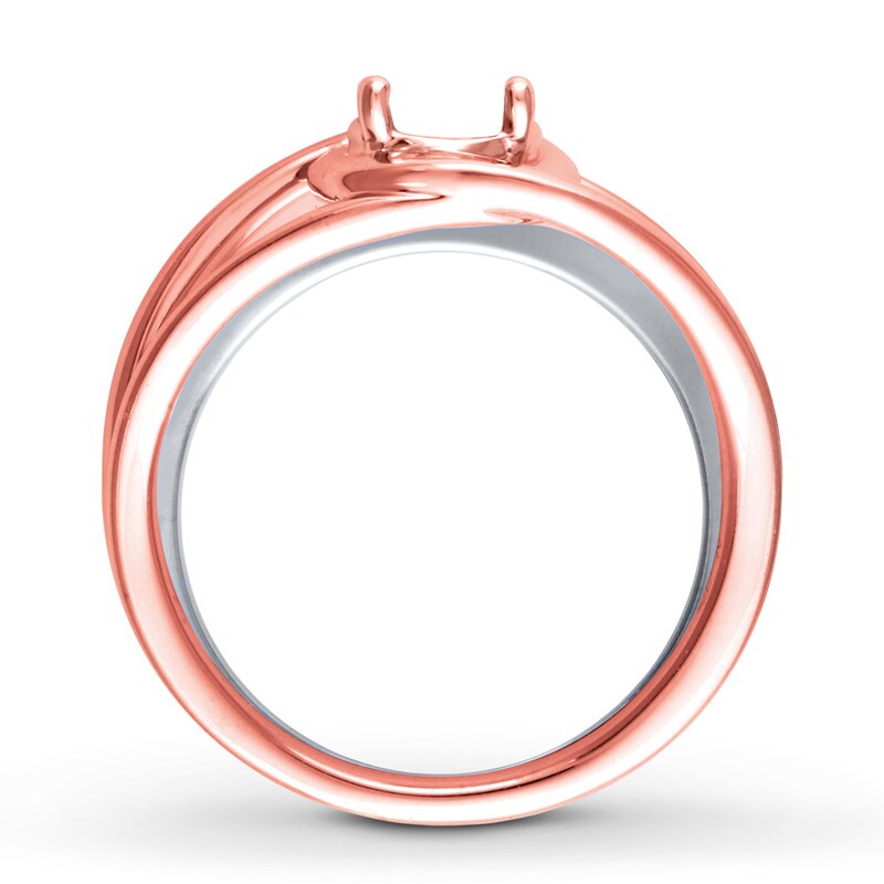 Diamond Bridal Setting 1/8 ct tw Round-cut 14K Two-Tone Gold
