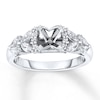 Thumbnail Image 0 of Diamond Ring Setting 3/4 ct tw Round/Marquise 14K White Gold