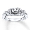Thumbnail Image 0 of Diamond Ring Setting 3/4 ct tw Round/Marquise 14K White Gold
