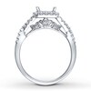 Thumbnail Image 1 of Diamond Ring Setting 1/2 ct tw Round-cut 14K White Gold