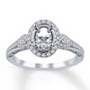 Thumbnail Image 0 of Diamond Ring Setting 1/3 ct tw Round-cut 14K White Gold