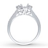 Thumbnail Image 1 of Diamond Ring Setting 1/3 ct tw Round-cut 14K White Gold