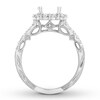 Thumbnail Image 1 of Natalie K Diamond Ring Setting 3/4 ct tw Round 14K White Gold