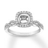 Thumbnail Image 0 of Natalie K Diamond Ring Setting 1/3 ct tw Round 14K White Gold