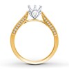 Thumbnail Image 1 of Diamond Ring Setting 1/10 ct tw Round-cut 14K Yellow Gold