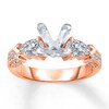 Thumbnail Image 0 of Diamond Ring Setting 1-1/5 ct tw Pear-shaped 14K Rose Gold