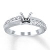 Thumbnail Image 0 of Diamond Ring Setting 3/8 ct tw Round-cut 14K White Gold