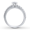 Thumbnail Image 1 of Diamond Ring Setting 3/8 ct tw Round-cut 14K White Gold