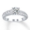 Thumbnail Image 2 of Diamond Ring Setting 3/8 ct tw Round-cut 14K White Gold