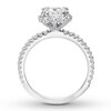 Diamond Ring Setting 1/2 carat tw 14K White Gold