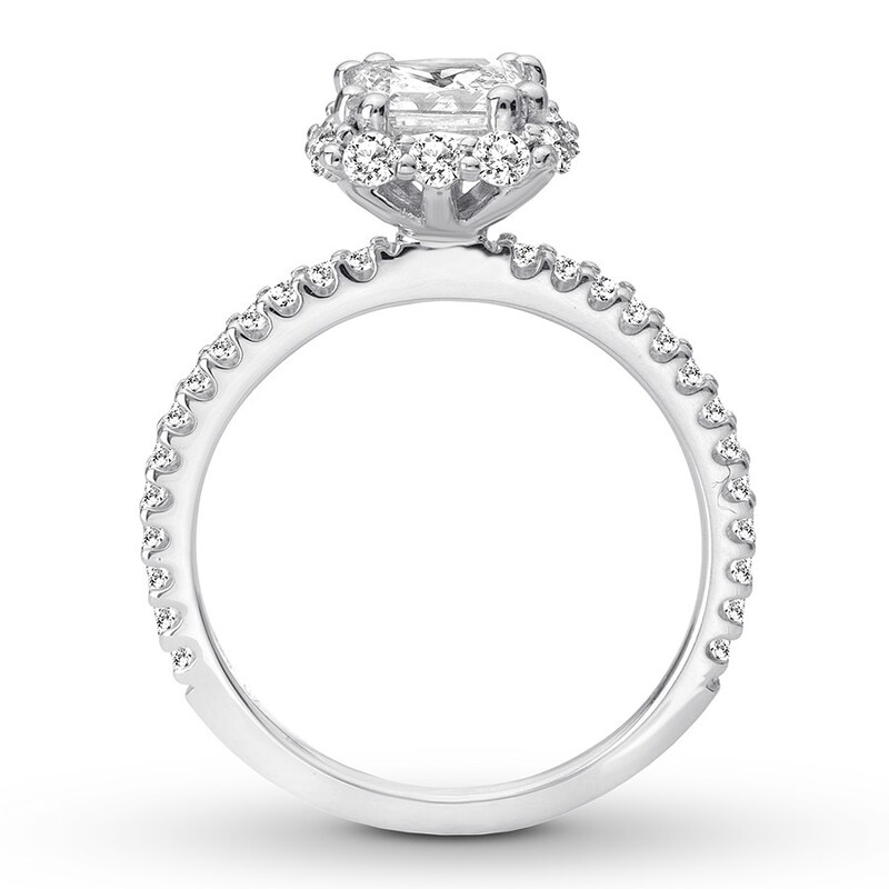 Diamond Ring Setting 1/2 carat tw 14K White Gold