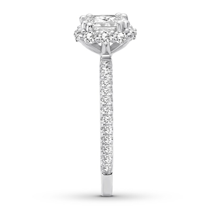 Diamond Ring Setting 1/2 carat tw 14K White Gold