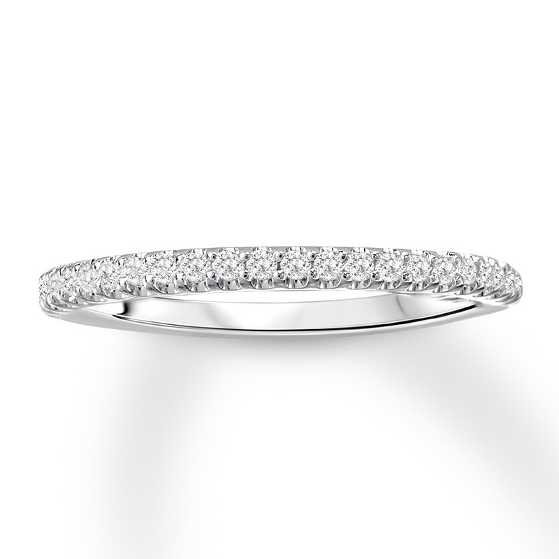 Diamond Anniversary Band 1/4 carat tw Round-cut 14K White Gold