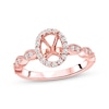 Thumbnail Image 0 of Diamond Ring Setting 1/3 carat tw Oval 14K Rose Gold