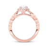 Thumbnail Image 2 of Diamond Ring Setting 1/3 carat tw Oval 14K Rose Gold