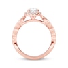 Thumbnail Image 3 of Diamond Ring Setting 1/3 carat tw Oval 14K Rose Gold