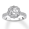 Thumbnail Image 0 of Diamond Ring Setting 3/8 carat tw Round 14K White Gold